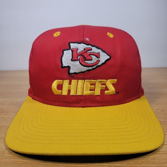 Kansas City Chiefs Montana Hat Cap Snapback 90s NFL Made In China Eastport Retro - Picture 8 of 16